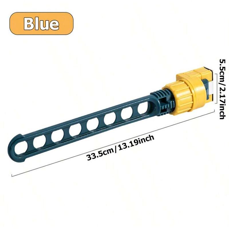 5/8pcs Hangers 8Holes Clothesline Plastic Hanger Non-slip Stainless Steel Pants Clip Portable Household Essentials Dormitory TMZ