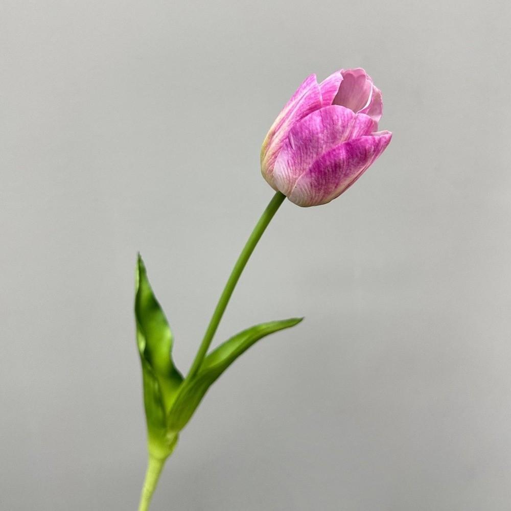 Hand-Held Design Tulip Simulation Flower Flower Arrangement Real Touch Tulip  Decoration Ornament