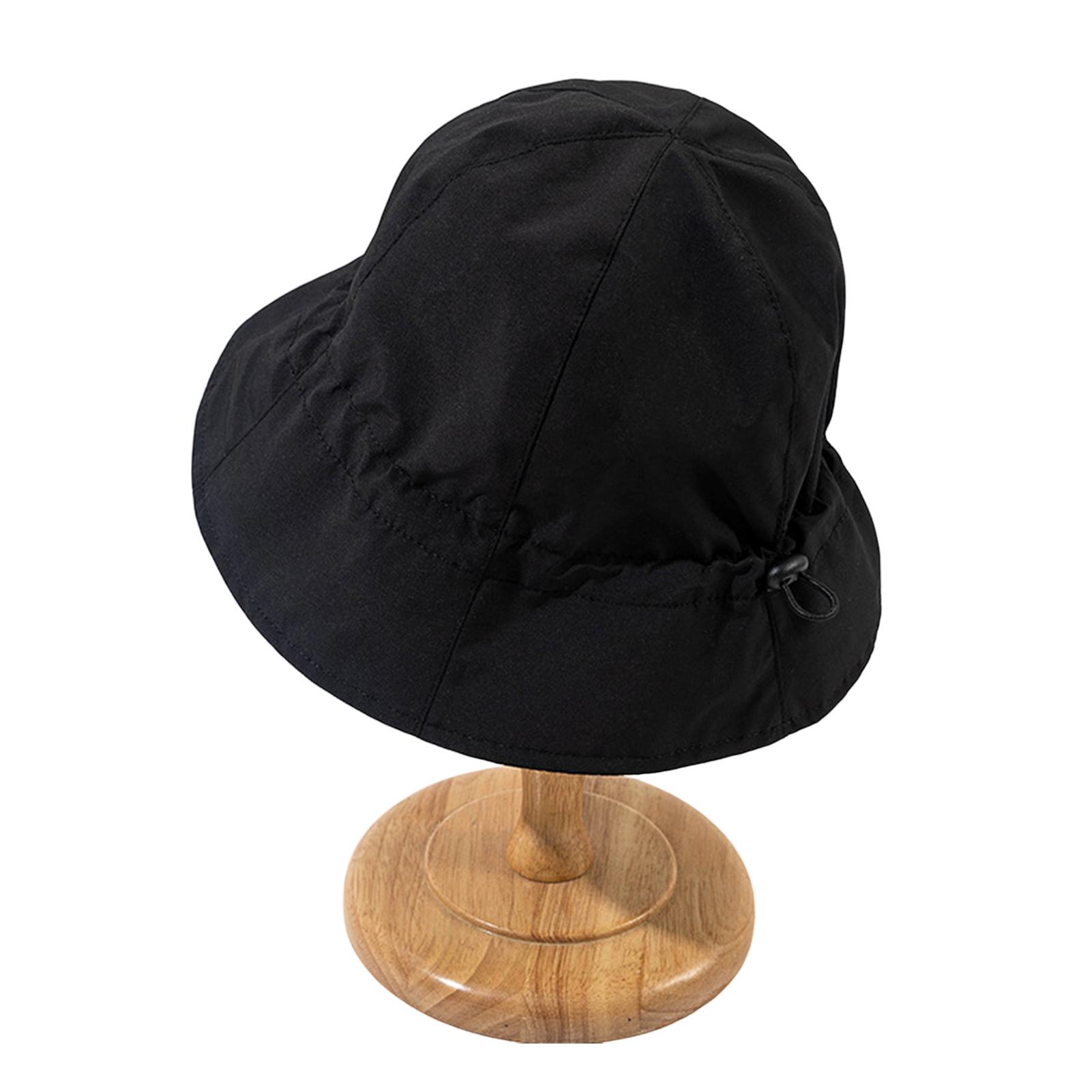 

Модная рыбацкая шляпа для улицы, защита от солнца, альпинистские шляпы-ведра для дома, офиса, путешествий, походов чёрный