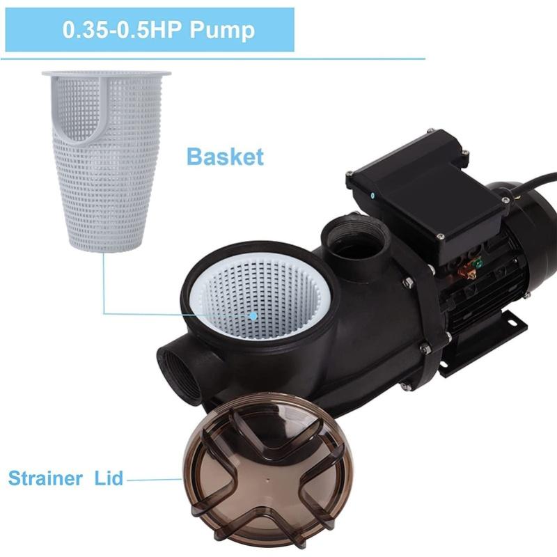 Swimming Pool Pump Strainer Basket ABS Pool Centrifugal Pump Filter Basket Replacement For 3HP 4HP 2400GPH
