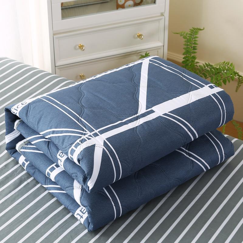 New Printed Quilt Washed Cotton Quilt Summer Thin Quilt Skin Friendly Bedding Air Conditioning Thin Blanket Home Textiles Machine Washable