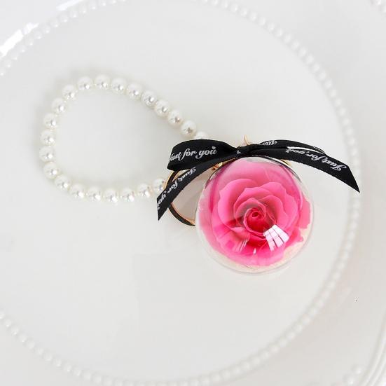 Konservierte ewige Blume Schlüsselanhänger Schultasche hängende Schnalle kreatives Souvenir