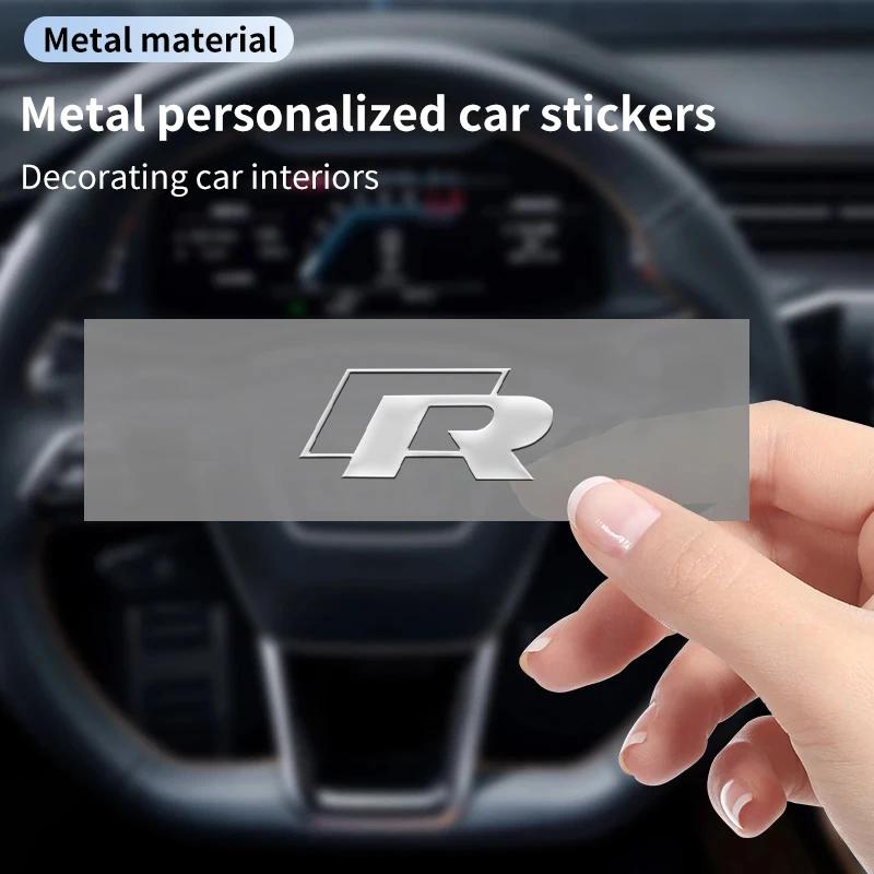 2026 Nieuwe VW VOLKSWAGEN autologo stickers 3D metalen letter autostickers decoratie persoonlijkheid sticker voor Volkswagen VW R Jet