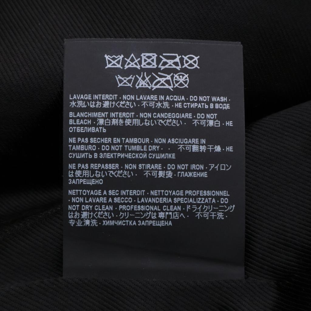 Saint Laurent Paris [Excellent Condition/Domestically Authorized] 524686 Y7SJ2 Mouton Shearling Center Vent Chesterfield Jacket Coat 46 blackUsed