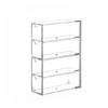 Transparenter Acryl 4-Schubladen Staubdichter Organizer für Kosmetik & Brillen
