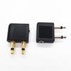 Airline Airplane Connector 3.5mm Plug Adaptor Jack Double 3.5mm Earphones Aircraft Plug