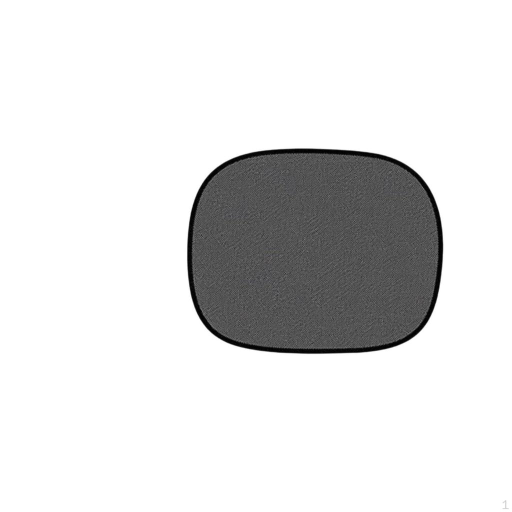 Car Window Shield, Presson Mesh, Sun Protection, Heat Insulation Black 1pc