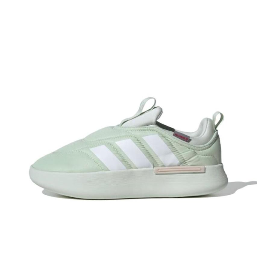Adidas Adipuff Comfortable Soft Non-Slip Low-Top Lifestyle Shoes Unisex Shoes Green JP7709