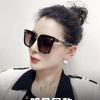 2025 new European and American large frame sunglasses women polarized sunglasses Xiaohongshu Douyin Internet celebrity live broadcast explosion