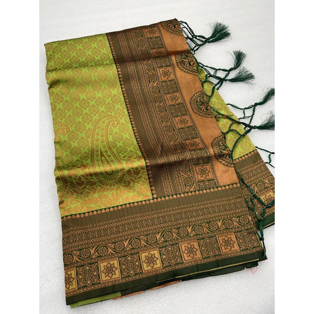 This Beautiful Saree Is Elegantly Decorated with Gorgeous Solid Jacquard Weave That Gives a Perfect Look To the Outfit.