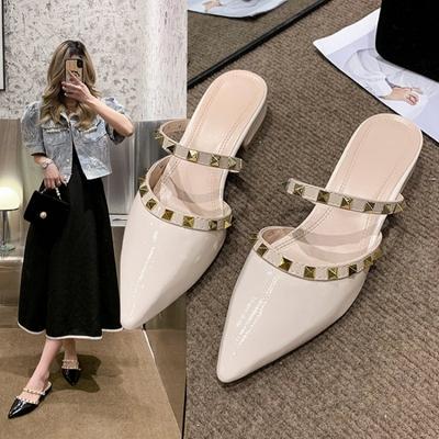 Mode 2024 Sommer frauen Neue High Heels Offene spitze Sexy frauen hochhackigen slipper schuhe für frau Sandalen Mode Schnalle Kreuz niedrigen Absätzen