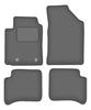 Velour Car Mats Graphite For: Toyota Yaris I 5-door (1999-2005)