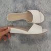 Women Temperament Slippers 3cm Velvet Mules Wedge Sandals Slipper Open Toe High Heels Casual Dress Party Woman Shoes Plus Size