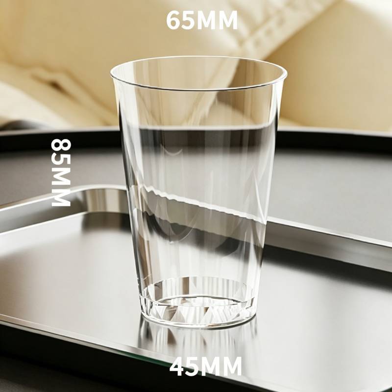 Food Grade Plastic Water Cup Set With Thickened Material For Home And Restaurant Use