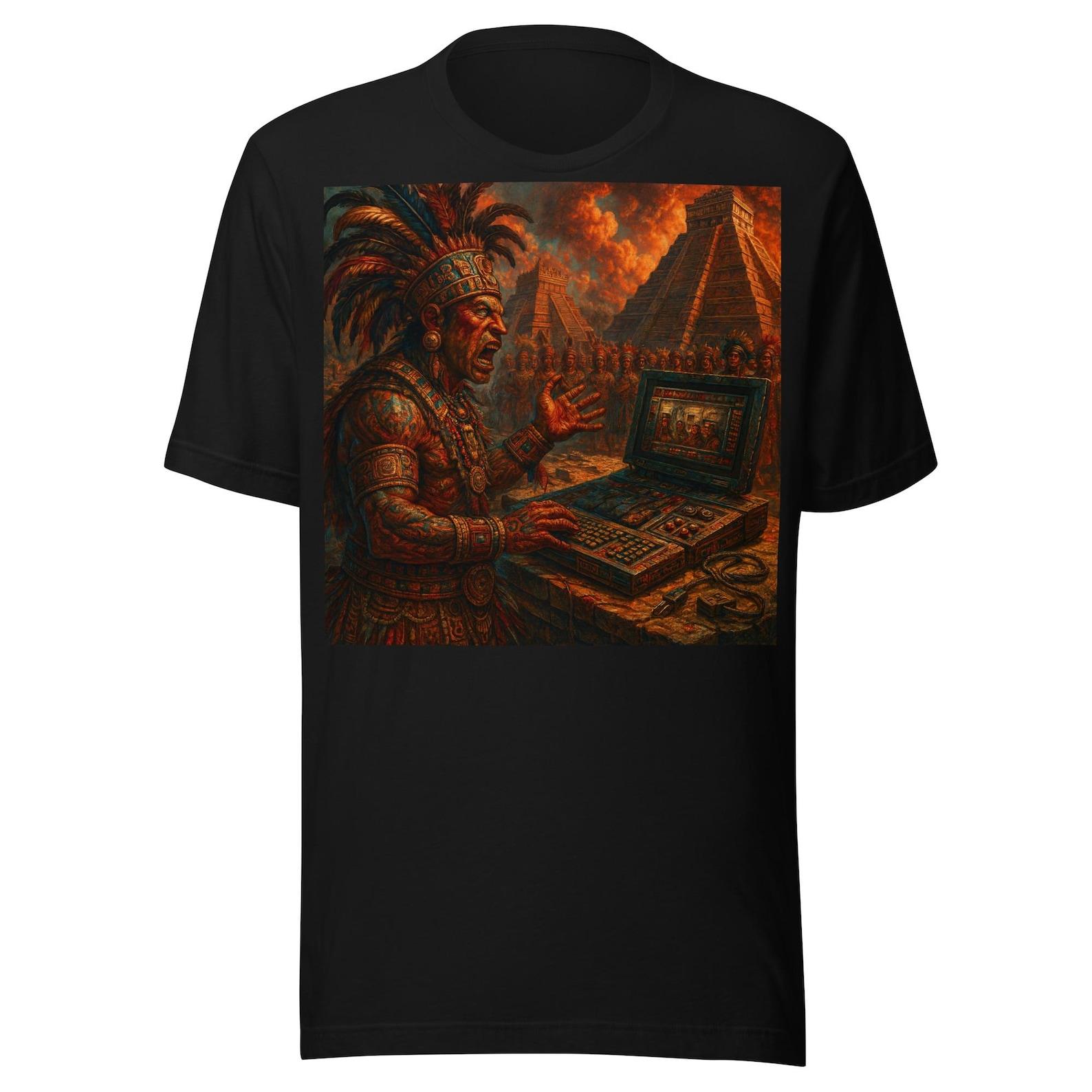 Aztec Warrior Laptop Unisex t-shirt S
