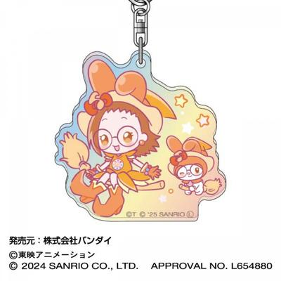 Sanrio Ojamajo Doremi X Sanrio Postavy Akrylový přívěsek na klíče Aurora Typ 02 Hazuki X Moje melodie