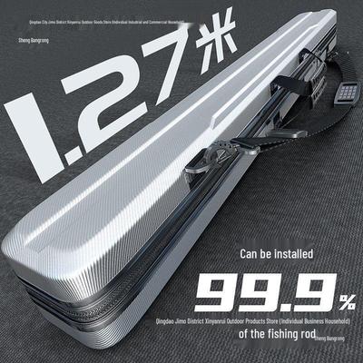 Large Capacity Fishing Rod Storage Bag - Hard Shell Gear Holder