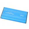 HDD Enclosure Plug Play 3TB USB3.0 SSD Hard Disk Box for LaptopsOS X External Data StorageBlue