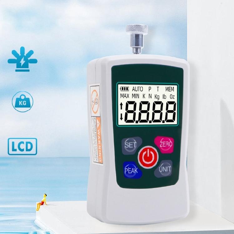 Advanced Digital Force Gaugewith Data Storage Functionality Multiple unit Conversion Force Meter ABS for Engineering