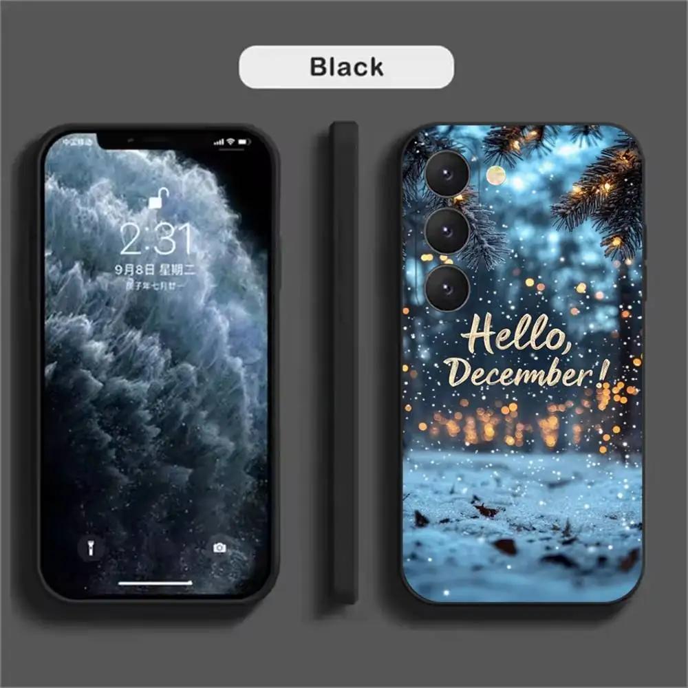 Cute Winter Snow Phone Case For Samsung Galaxy A52 A42 A32 A22 A12 A02S A72 A73 A51 A41 A31 A21S A71 A40 A30S A20S