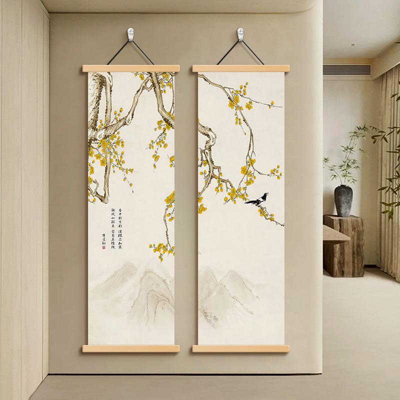 Traditionelle chinesische Landschaftsmalerei, klassische Kunst, Wandbild, Poster, Leinwand