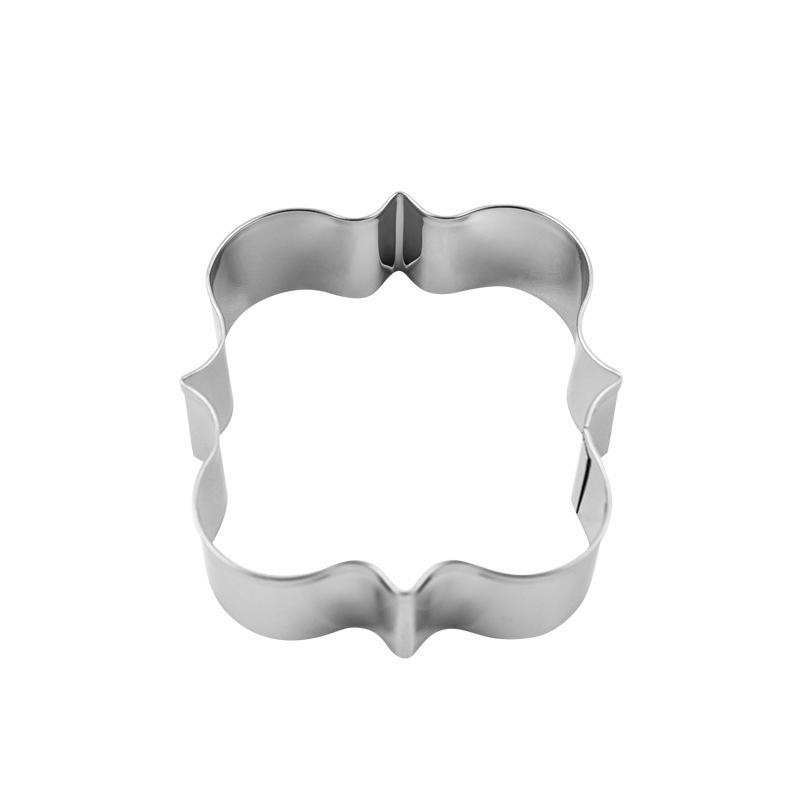European Style Stainless Steel Cookie Cutter Set - 10-Piece Shaping Molds for DIY Baking