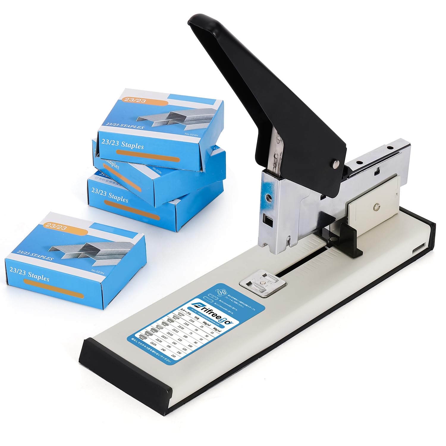 

Frifreego Large Commercial Desktop Comes with 4000 Can Staple Up to 240 Sheets Stapler, Use, Stapler, Staples, (60g/m² Paper)