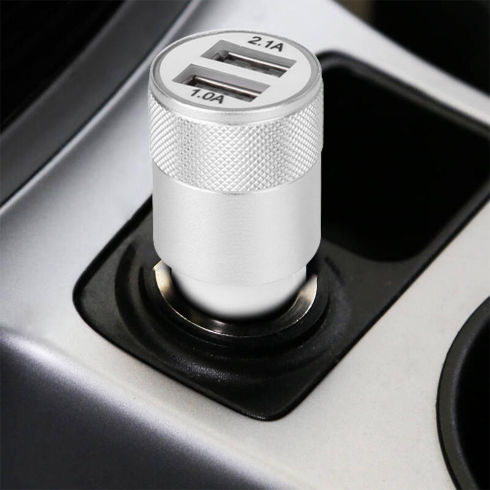 2.1A 1.0A Car Charger Dual USB Cigarette Lighter Socket 2 Port Car Charger for iPhone Samsung Tablet Accessory