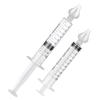 2 Pezzi Lavaggi Nasali per Neonati Tubo Siringa Pulizia Naso Bambino Cura del Neonato Aspiratore Nasale Pulitore 10ML Lavaggio Nasale per Rinite del Bambino