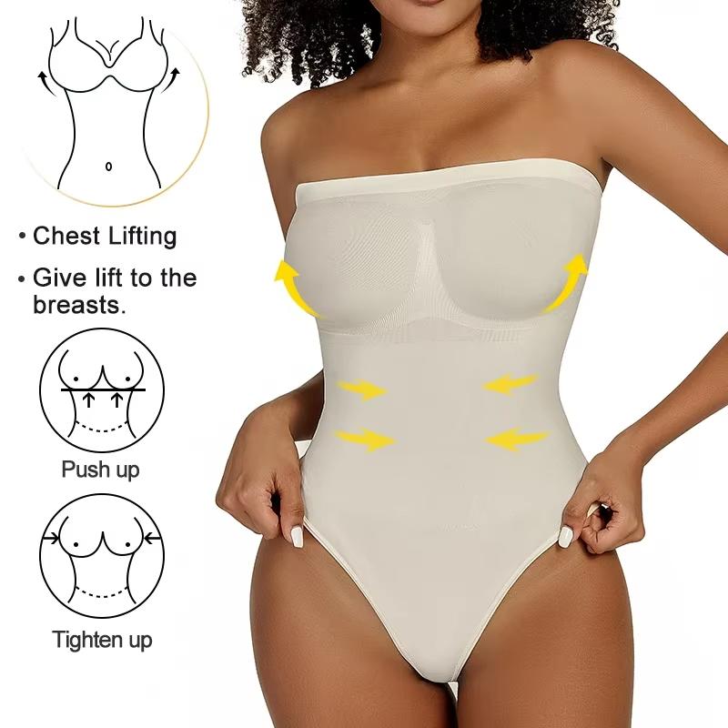 Womens Bodysuit Tummy Control Shapewear Thong New Slimming Compression Body Shaper Waist Trainer Sexy Butt Lifter Corset