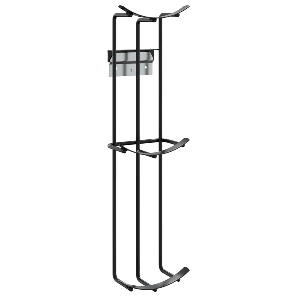 Vidaxl Obstacle Stands, For Mounting On a Barrel, 2 Pcs, Black