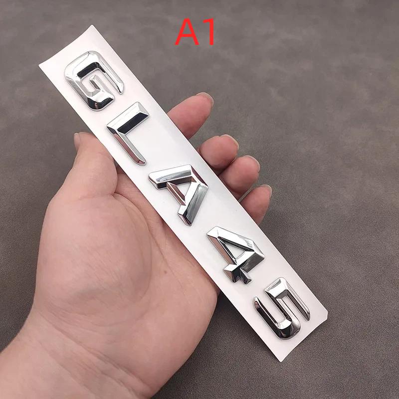 Car trunk chrome badge, 3d sticker, ABS, GLA 45, GLA45, H547, accessories