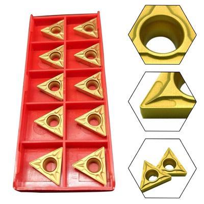 10PCS TCMT32.51 TCMT 16T304 US735 Cutter Indexable CNC Carbide Turning Insert