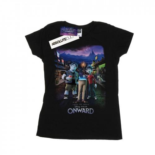 Disney Womens/Ladies Onward Character Poster Cotton T-Shirt