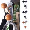 Punch-free Coat Hanger Wall Mounted Door Magnet Hanger Creative Magnetic Wall Hooks  Bathroom