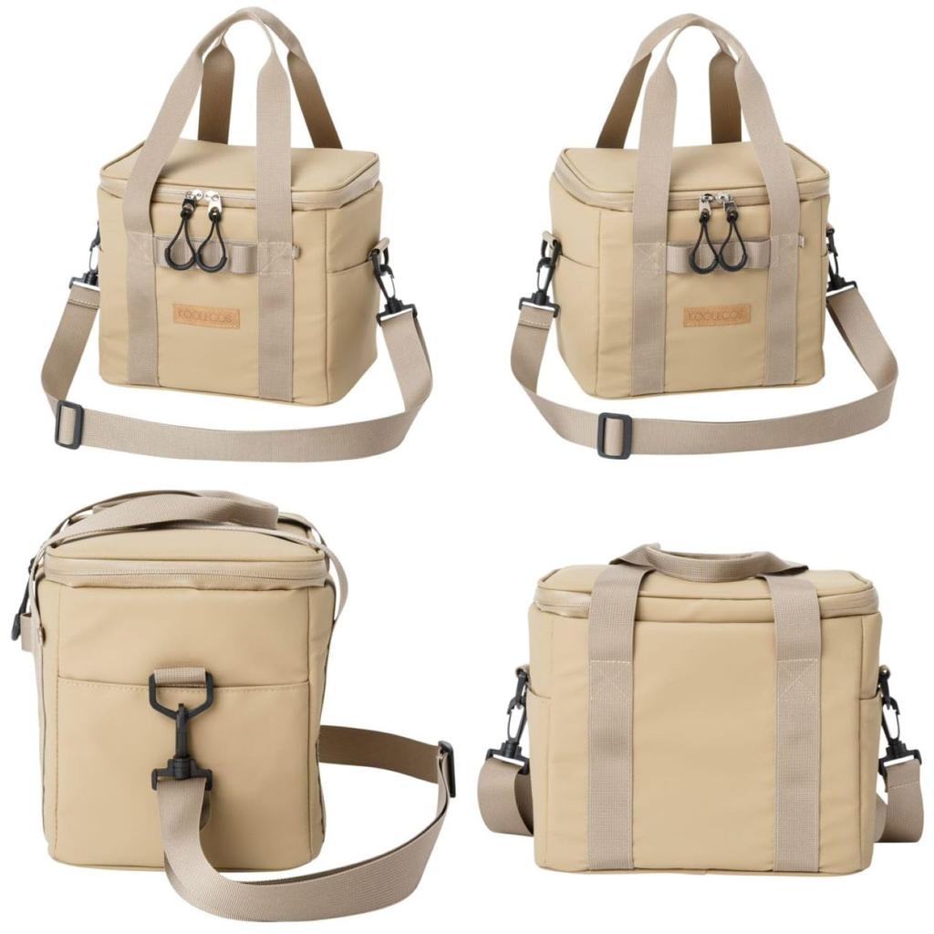 Official KOOLECOS Cooler Insulated with Ice Packs In the Available In 2 Perfect for Club Outdoor and Disaster Preparedness Bag, Lid, 6-Sided