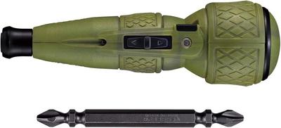 VESSEL Electric Ball Grip Limited Edition Color Includes 1 Model Screwdriver, (Dull Green), Bit, 220USB-1DG