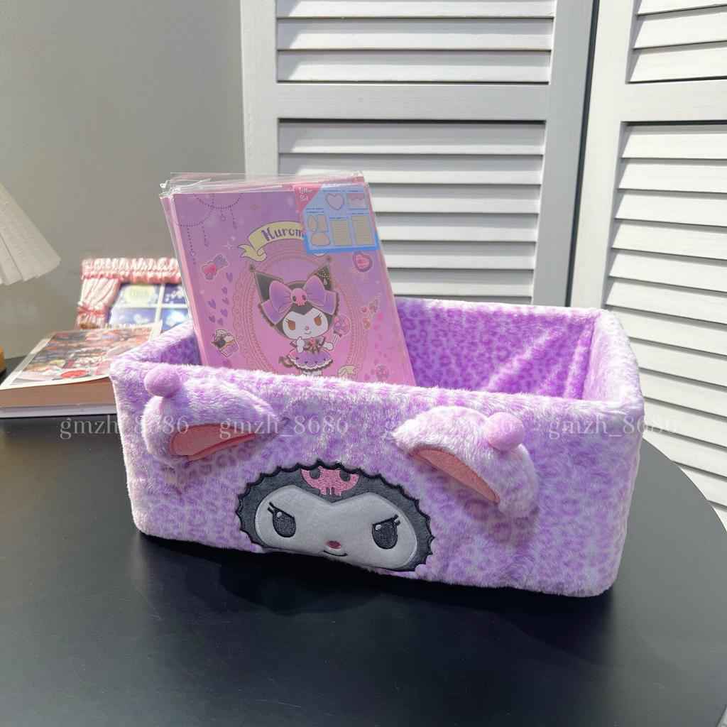 My Melody Doll Kuromi Cinnamoroll Organizing Storage Baskets Desktop Storage Container Storage Box Girl Gifts