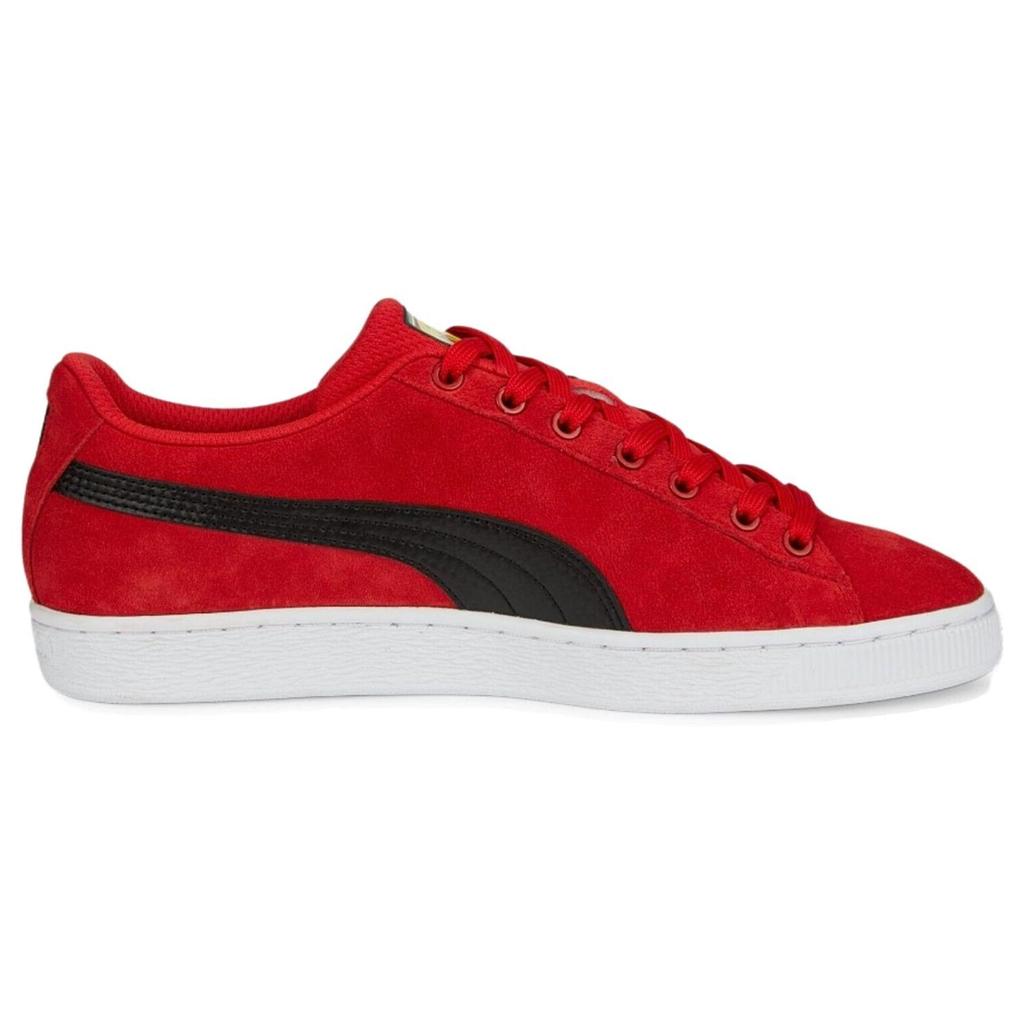 Scuderia Ferrari x Puma Suede Shield - Rosso Corsa Unisex Sneakers Rot Schwarz Weiß 307052-04