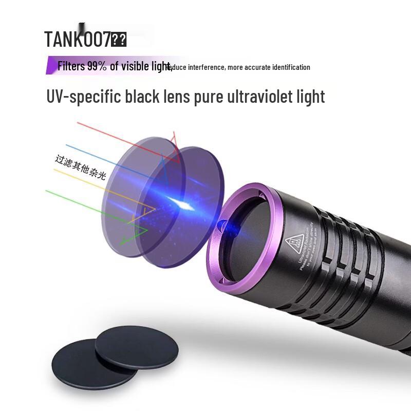 TANK007 K9A5 UV Flashlight for Jade Identification