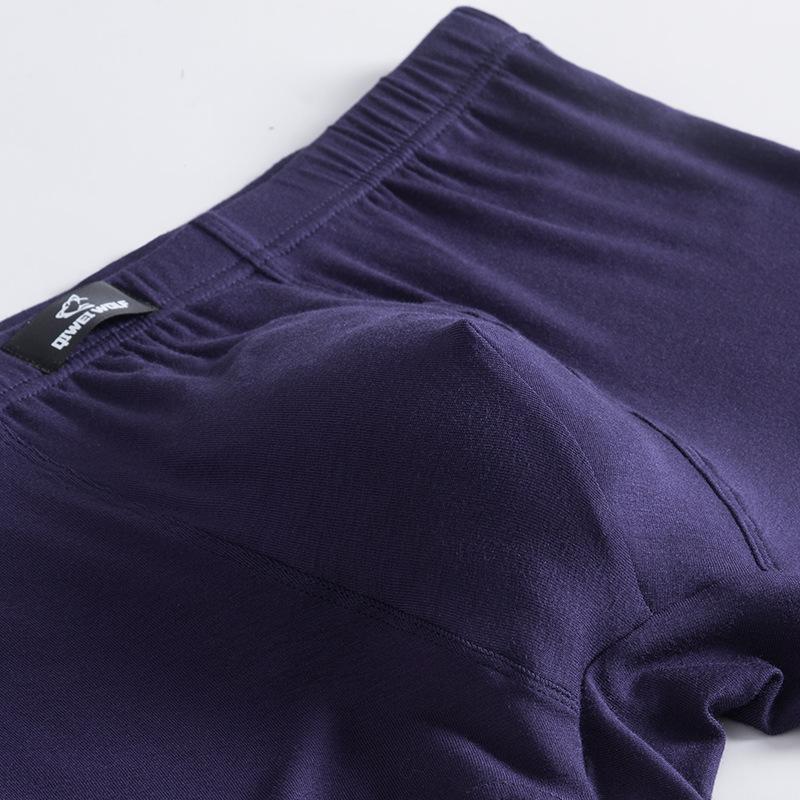 Ademende Modal Boxer Briefs voor Heren - Middelhoge Taille - Losse Pasvorm voor Alle Leeftijden