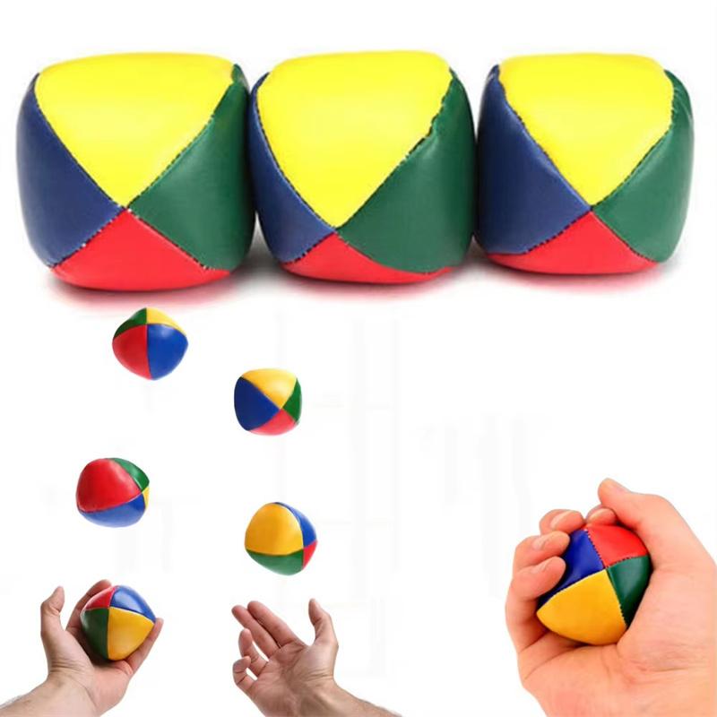 6Pcs Small Sandbag Juggling Ball Toy Learn To Juggle Beginner Kit Circus Outdoor Fun Children Kids Toy Balls Kid Interactive Toy
