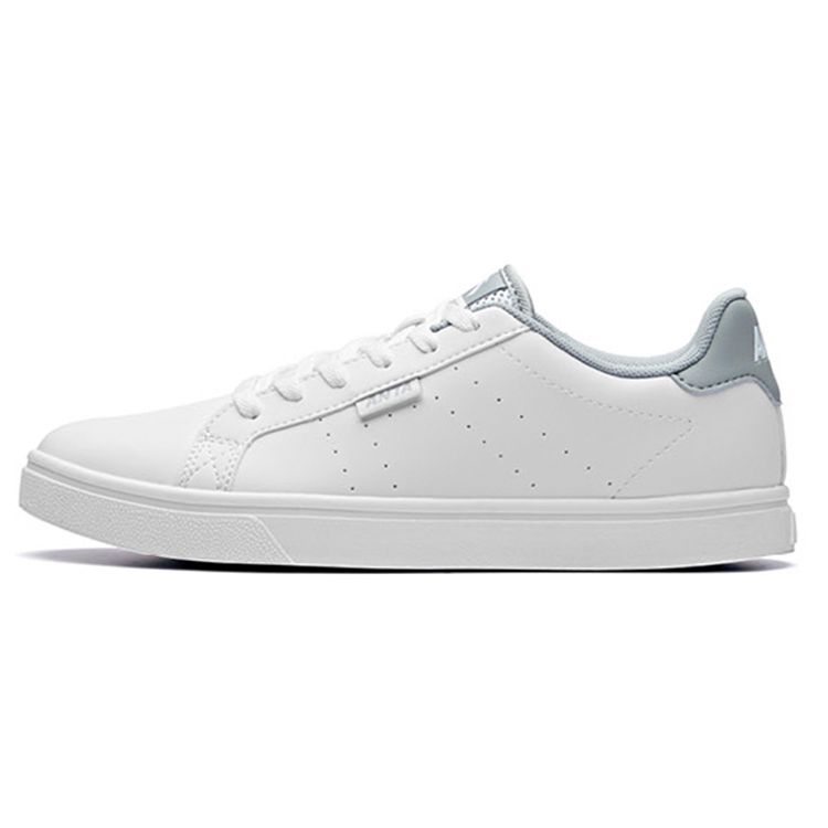 Anta Lifestyle Series Men Low Top Skate Shoes White Grey 91628004-5 44.5