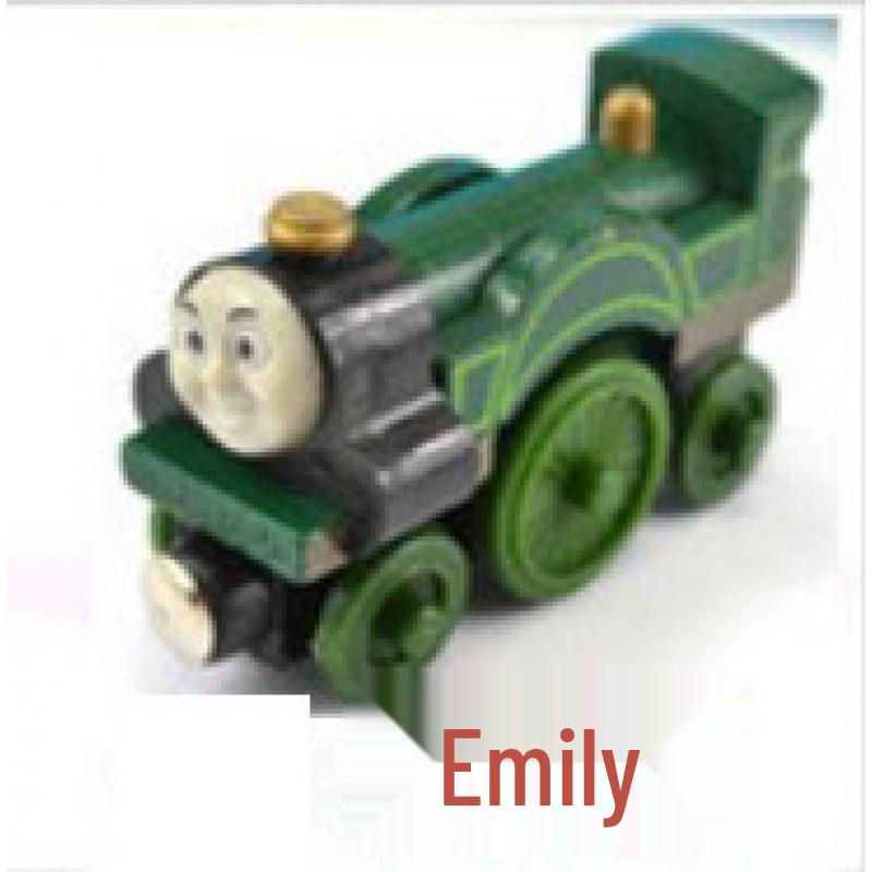 Magnetic Thomas the Tank Engine Wooden Train Set with Cake Party Decorations
