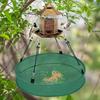 2Pcs Bird Seed Catcher for Hanging Bird Feeder Platform, Seed Shell Catcher Bird Seed Catcher Tray, Green Birdseed Hoop for Outdoor Garden Hanging