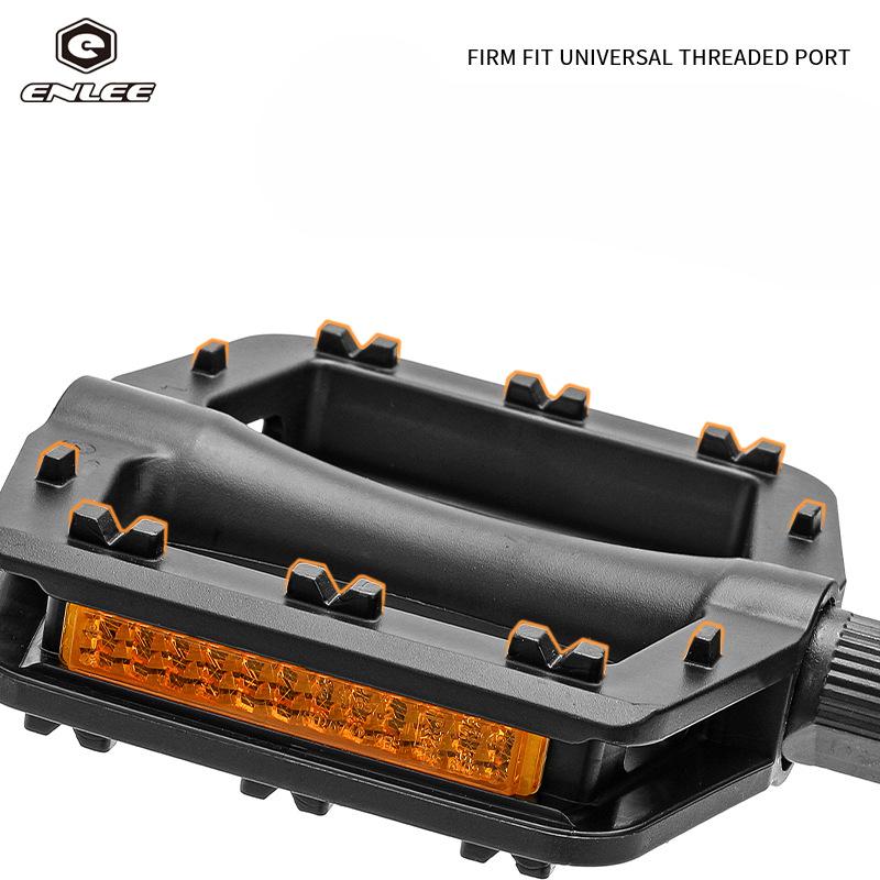 ENLEE Pédales de vélo Deadspeed, Pédales à roulement à billes en plastique, Pédales de vélo pliantes Équipement de cyclisme