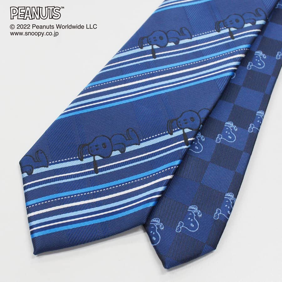 Peanuts Snoopy Tie PND48161 Navy Blue SNOOPY Business Brand Tie Gift