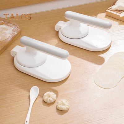 Deegvelpers Voedselveilig Plastic Dumpling Maker Eén-druk Dumpling Vorm voor Zelfgemaakte Wonton Potstickers