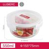 LOCK&LOCK Divided Heat-Resistant Glass Lunch Box
