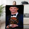 Fleece Blanket Sofa Winter Warm C-Cristiano Ronaldo Knee Bed Camping Flannel Fluffy Soft Blankets King Size Microfiber Bedding